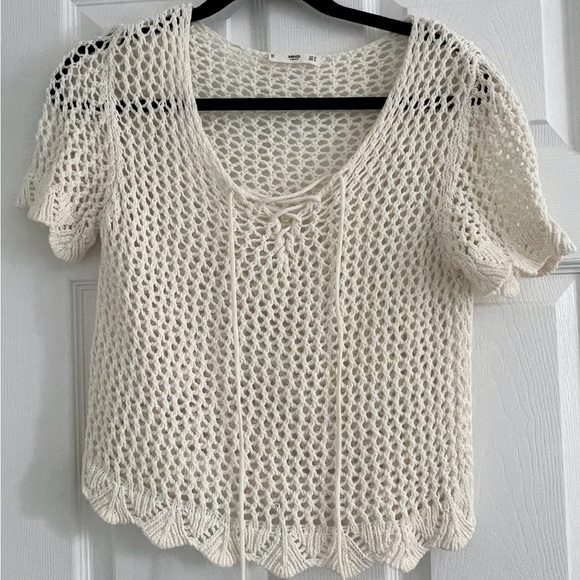 Mango Tops - Mango Crochet Top